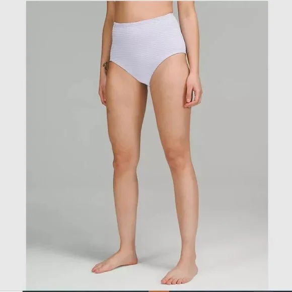 lululemon athletica Swim Lululemon Smocked Swim Bottom High